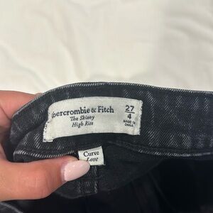 Abercrombie & Fitch CURVE LOVE Skinny High Rise Jeans